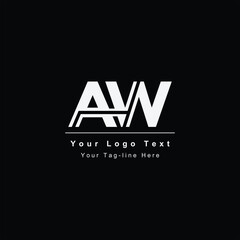 AW or WA letter logo. Unique attractive creative modern initial AW WA A W initial based letter icon logo