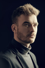 Fototapeta premium confident handsome man