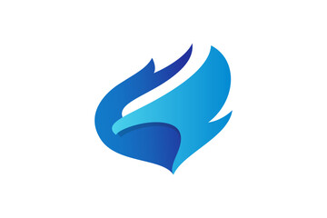 Naklejka premium Flying Eagle Logo