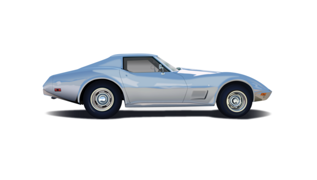 Classic Car realistic vector