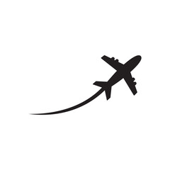 airplane icon vector illustration symbol