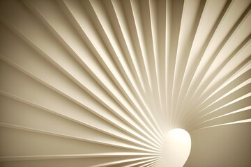 abstract cream graphic fan background texture, made with generative ai