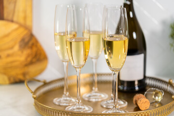 Champagne glasses