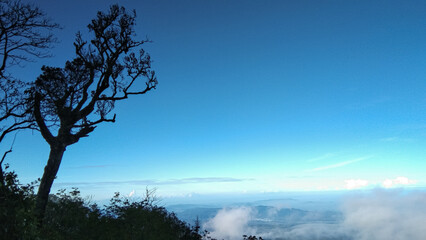 landscape above the mountain