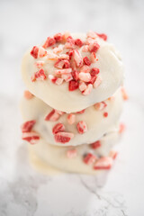 Peppermint White Chocolate Cookies