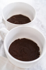 Chocolate mug cake