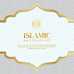 Luxury Islamic Background Vector Design