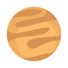 planet yellow space outer