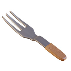 3D fork stainless steel