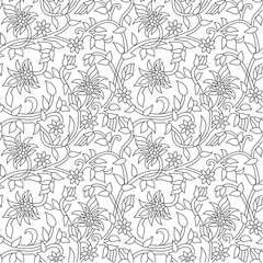 Fototapeta premium traditional Indian paisley pattern on background