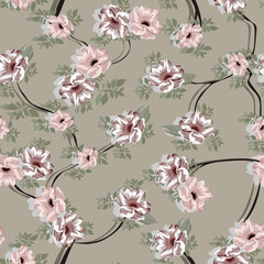 traditional Indian paisley pattern on   background