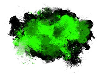 Black and Green Watercolor modern brush style with colorful texture for your template.