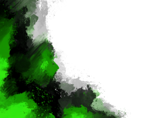 Black and Green Watercolor modern brush style with colorful texture for your template.
