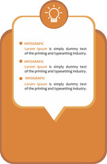 Infografic step by step new, Icon Next and Back for design