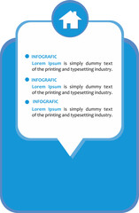 Infografic step by step new, Icon Next and Back for design