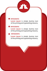 Infografic step by step new, Icon Next and Back for design