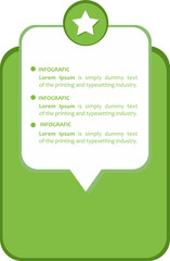 Infografic step by step new, Icon Next and Back for design