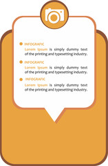 Infografic step by step new, Icon Next and Back for design