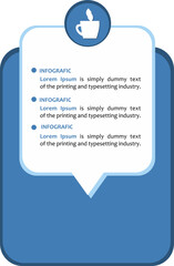 Infografic step by step new, Icon Next and Back for design