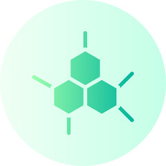 Obraz premium formula gradient icon