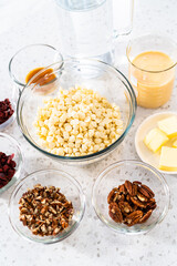 Homemade White Chocolate Cranberry Pecan Fudge