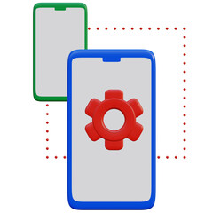 3d application setting at phone