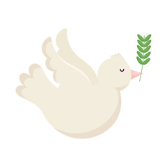 dove with olive branch