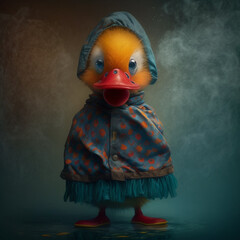 Duck created with Generative AI Technology