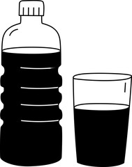 Water icon hand drawn design elements for decoration.