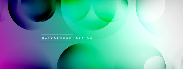 Abstract background - geometric composition created with lights and shadows. Technology or business digital template