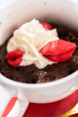 Chocolate mug cake