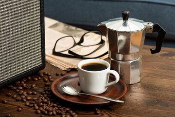 A cup of coffee