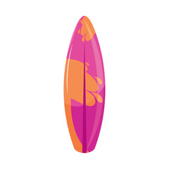 fucshia surfboard sport equipment