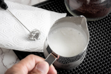 making froth milk