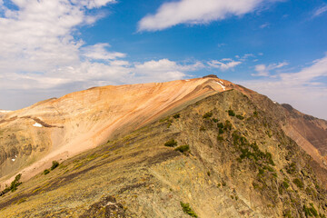 mountains and skies