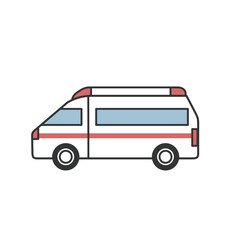 救急車のイラスト © Kumahara