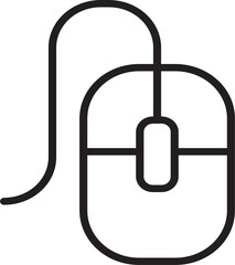 mouse icon black and white