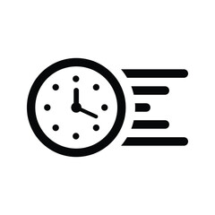 Fast Time icon.Simple vector graphics.