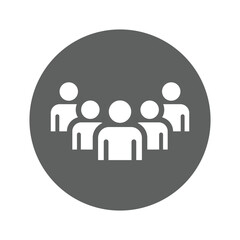 Leadership icon Simple vector graphics.