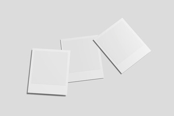 Photos Garland Mockup Blank