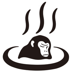 家紋風デザイン / 猿