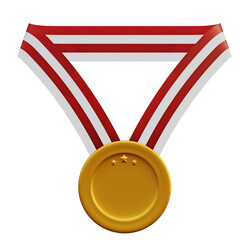 3d gold medal icon