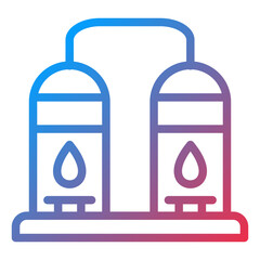 Vector Design Oil Refinery Icon Style