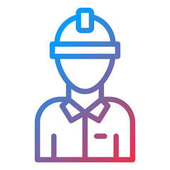 Vector Design Worker Icon Style