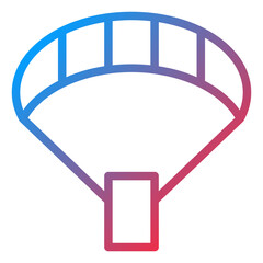 Vector Design Parachute Icon Style