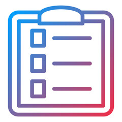 Vector Design Checklist Icon Style