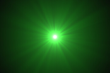 Obraz premium Natural, Sun flare on the black background