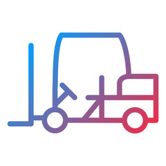 Vector Design Forklift Icon Style