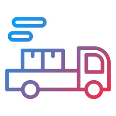 Vector Design Freight Icon Style