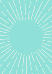 集中線　シンプル　使いやすい 　縦　太陽　シンボル